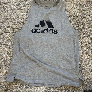 Adidas Kids Heather Gray Tank Top